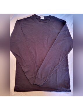 Hanes NWOT Classic Black Long Sleeve Shirt